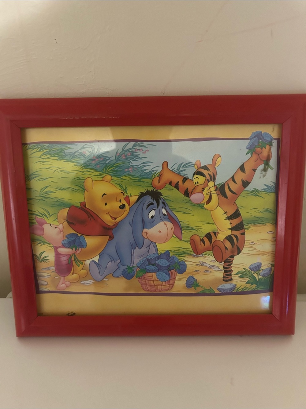 Vintage Winnie the Pooh and friends picture